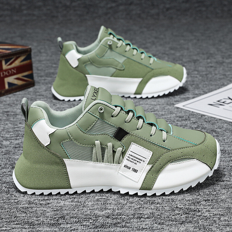 2025 m. Nauji pleištiniai sportbačiai vyriški vulkanizuoti sportiniai bateliai didelis dydis 47 vyriškas treneris madingi sportiniai lauko bėgimo teniso sporto bateliai