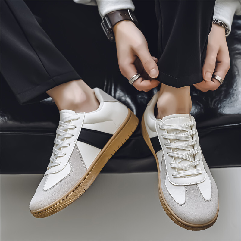 Meeste põhjus, kerge mood, tossud, meeste sügis, uued paelad, õues võrgust hingavad vabaajajalatsid