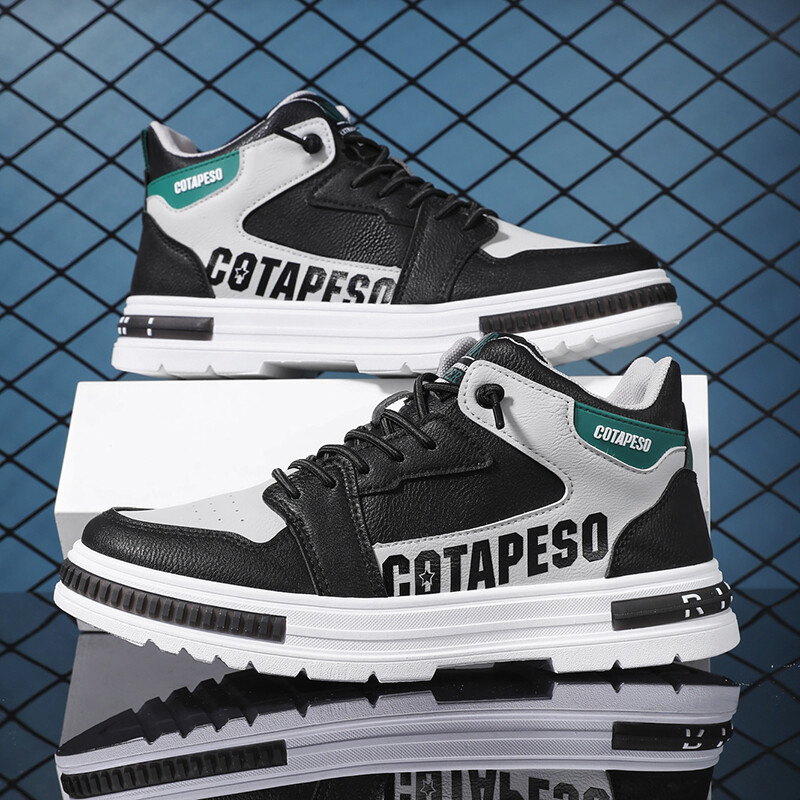 Vyriški riedlenčių batai Madingi universalūs laisvalaikio sportbačiai Vyriški aukštakulniai batai studentams, kvėpuojantys bėgimo bateliai Zapatos Hombre