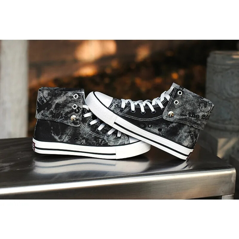 Vyriški laisvalaikio batai Mėlyna vulkanizuota drobė vyrams Aukštos kokybės sportiniai kvėpuojantys nauji vyriški džinsiniai batai Zapatillas Hombre