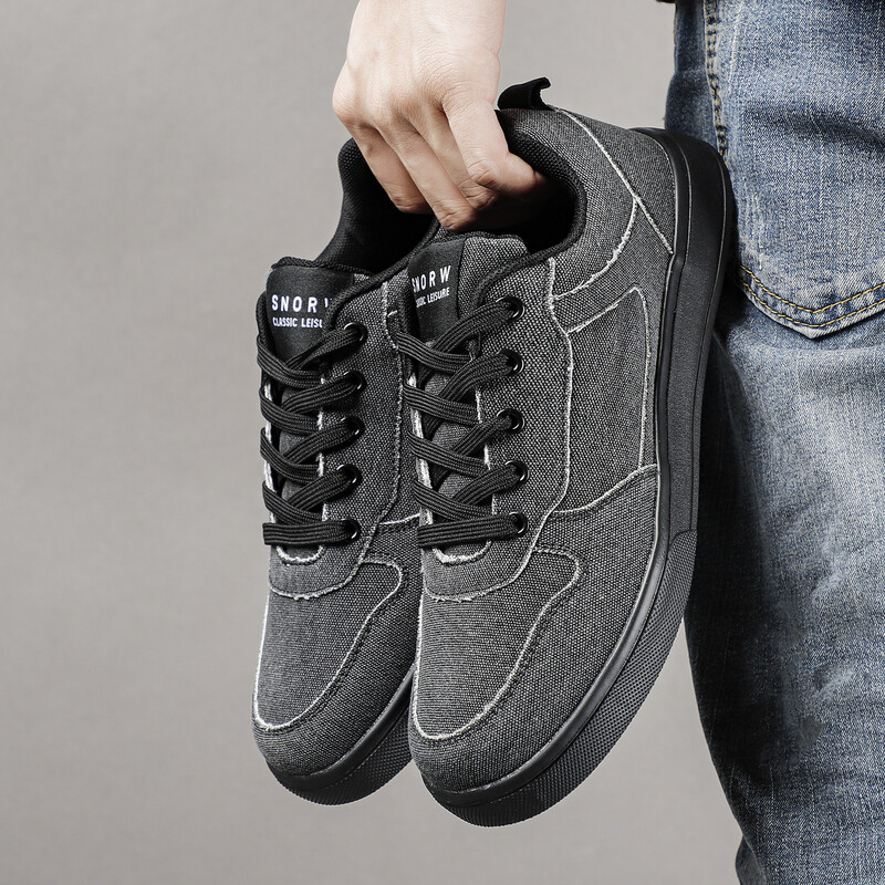 Klasikiniai vyriški batai Nauji madingi sportbačiai vyrams Canvas Fluff Comfort Lengvi laisvalaikio batai Lauko vaikščiojimo avalynė