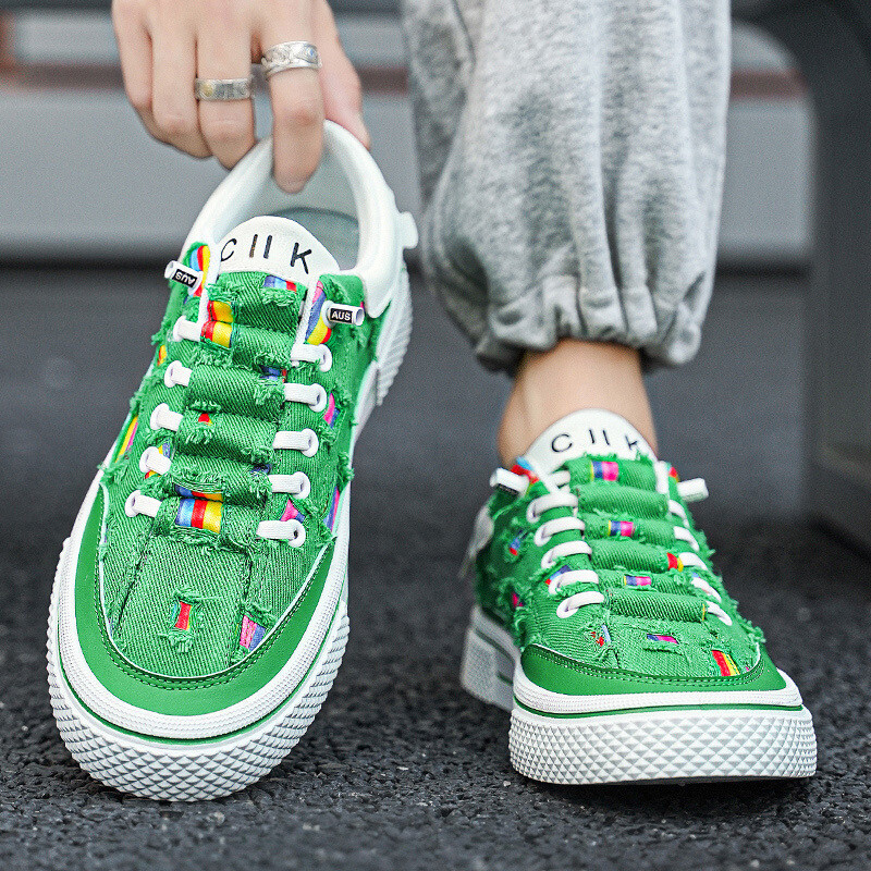 Uus moeprindiga lõuenditossud, meeste 2024. aasta disaineritega meeste vulkaniseeritud kingad Tänavarõivad, platvormiga tossud, meeste lõuendiga kingad