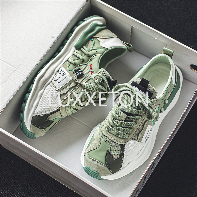 2024. aasta kevad ja sügis, uued meeste hingavad madalad jalanõud hingavad vaba aja veetmise mood, lahustallaga libisemisvastased spordijalatsid