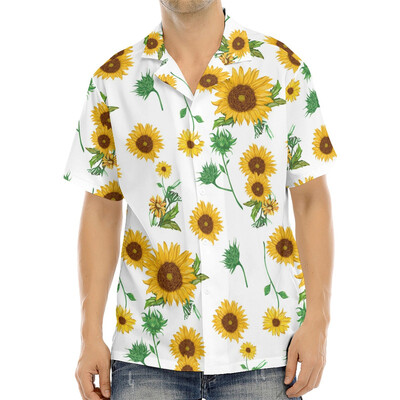 Vīriešu kreklu raksta krekls apdrukāts krekls āra ielas apģērbs ar īsām piedurknēm lielizmēra modes ielas apģērbu dizainers