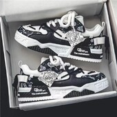 Vulcanize Sneakers Mados dizainerio laisvalaikio batai vyrams Prabangūs Patogūs vaikščiojimo batai Trend Universalūs riedlenčių batai