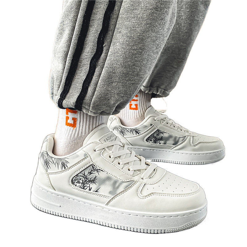 Pavasaris un rudens jauni triku vīriešu apavi Modes daudzpusīgi ikdienas skeitborda apavi Campus Style Studentu sporta apavi kedas