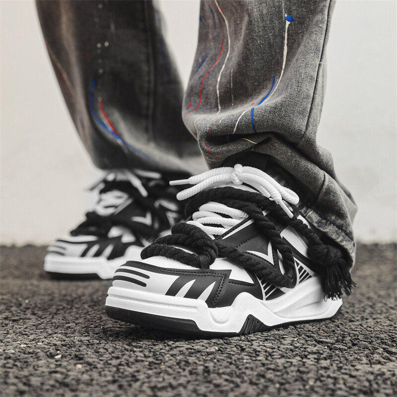 Sportiniai bateliai Vyriški sportiniai bateliai Oranžiniai stambūs sportbačiai Moteriški laisvalaikio teniso bateliai plius dydis 41 42 Retro stiliaus sportiniai bateliai moteriški