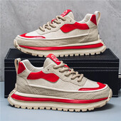 Laisvalaikio Sneaker Loafers Vyriški sportbačiai Vyriški Sneaker Batai Stora apačia Vyriški Sportui ir Laisvalaikiui Minkšti ir patogūs neslystantys