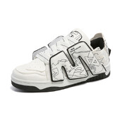 Prabangūs vyriški batai Nauji stambūs, vulkanizuoti punk batai, vyriški, geros kokybės gatvės stiliaus sportiniai bėgimo sportiniai bateliai