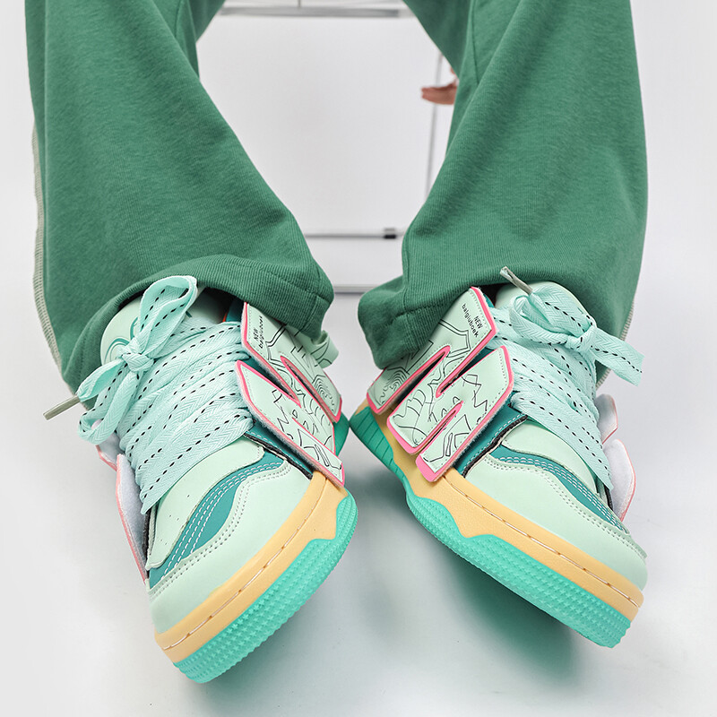 Prabangūs vyriški batai Nauji stambūs, vulkanizuoti punk batai, vyriški, geros kokybės gatvės stiliaus sportiniai bėgimo sportiniai bateliai