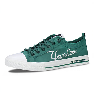 Rudens madingi vyriški laisvalaikio batai Patogūs siuvinėti drobiniai sportbačiai Vyriški lengvi žemi plokščiapadžiai batai vyrams Zapatillas Lona Hombre