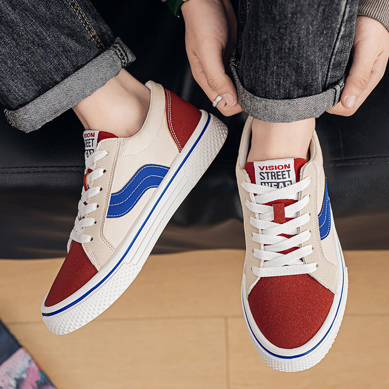 Uustulnukad Meeste lõuendist tossud, suured 46, oranži platvormiga espadrillid, meeste madala ülaosaga meeste rulakingad zapatos de lona