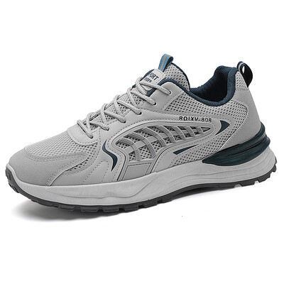 Vyriški tinkliniai storu padu laisvalaikio batai universalūs keturių sezonų batai tėčiui minkštu padu patogūs neslystantys lauko batai vaikščioti studentams