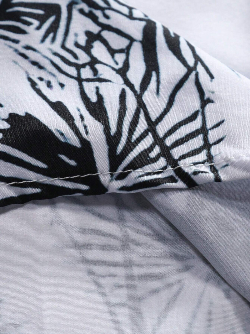 Havajietiški marškinėliai Vyriški laisvalaikio ploni paplūdimio ploni madingi marškinėliai Aukštos kokybės prabangūs juodi socialiniai vintažiniai juokingi dideli drabužiai