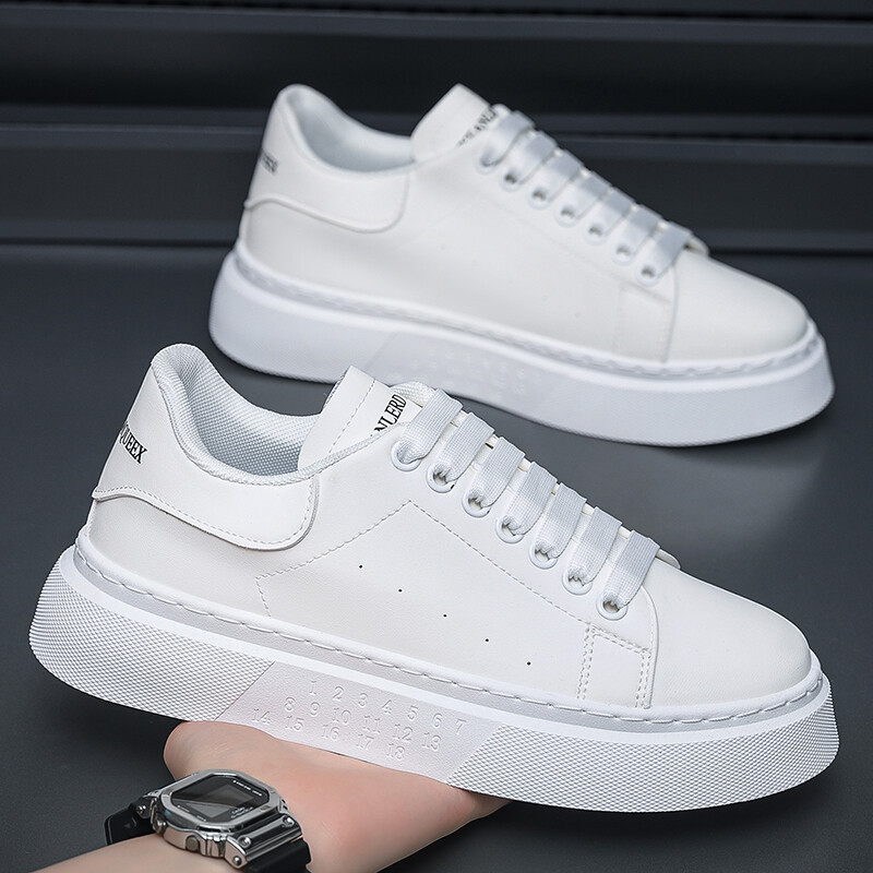 White Board Kingad Meeste hingavad vabaaja nööriga uisukingad Tudengite trendikad jalanõud Spordijalatsid Jooksujalatsid Jalutusjalatsid