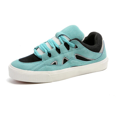 Madingi šviesą atspindintys riedlenčių sportbačiai Vyriški mėlyna platforma Vyriški batai riedlenčių sportui Neslystantys gatvės apranga Laisvalaikio sportiniai batai moterims