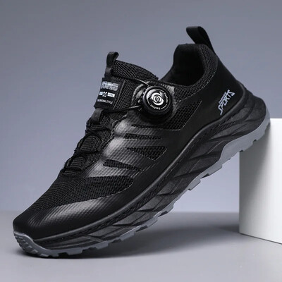 2024. aasta uued hingavad libisemisvastased mugavad vabaajaspordijalatsid pöörleva nupuga ülikerged välijooksujalatsid