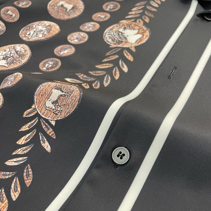 2024. aasta kevad-suvi Uus moekas noorte populaarne reiside digitaaltrükk, meeste lühikeste varrukatega särk