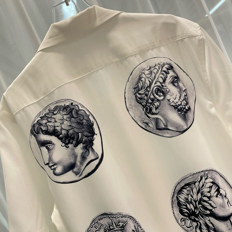 2024 m. pavasaris ir vasara Nauja mada Laisvalaikio mados jaunimo kelionės Populiarūs skaitmenine spauda vyriški marškiniai trumpomis rankovėmis