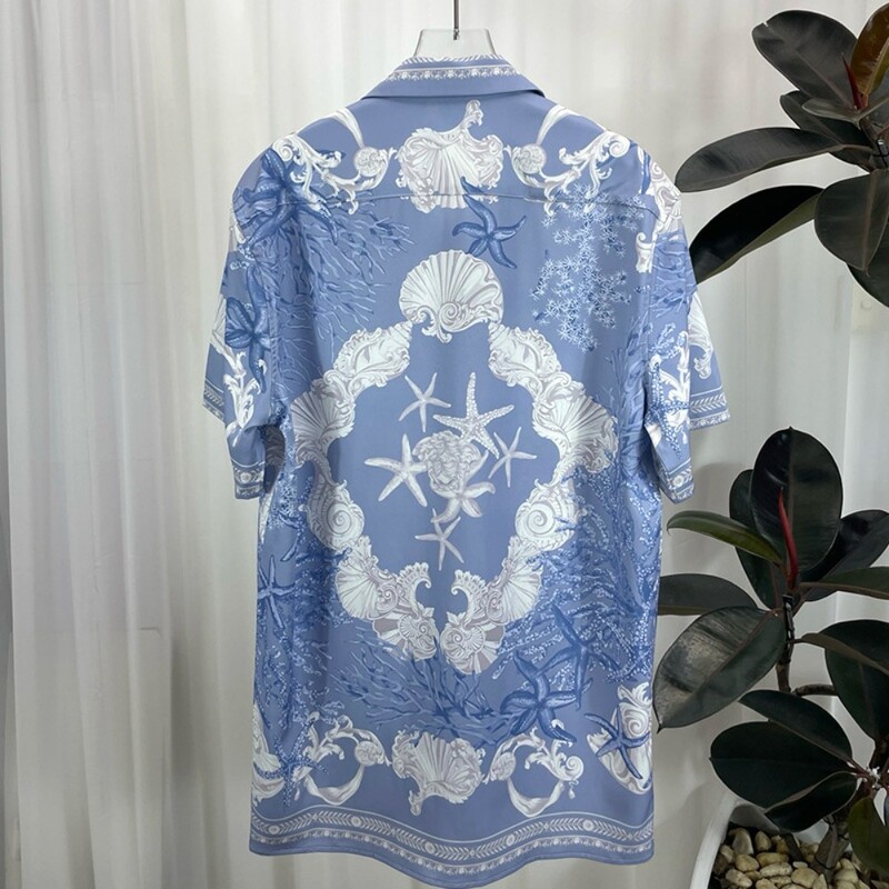 2024 kevad ja suvi uus mood vabaaja mood noorte reisimine ja ostlemine populaarsed digitrükk meeste lühikeste varrukatega särgid