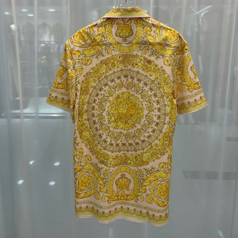 2024 kevad uus mood noorte populaarne vabaaja digitrükiga meeste lühikeste varrukatega särk