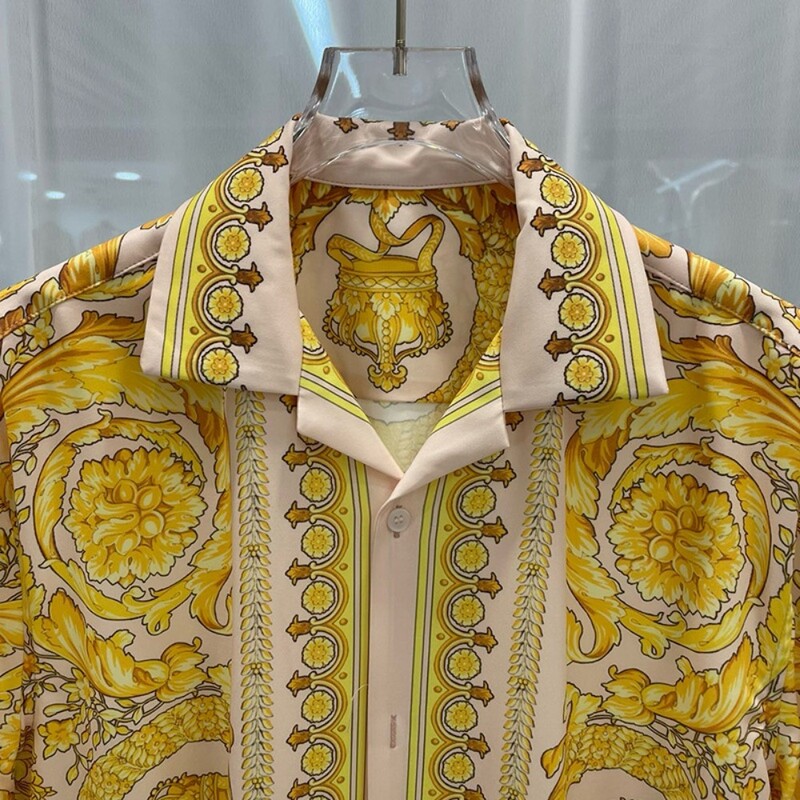 2024 kevad uus mood noorte populaarne vabaaja digitrükiga meeste lühikeste varrukatega särk