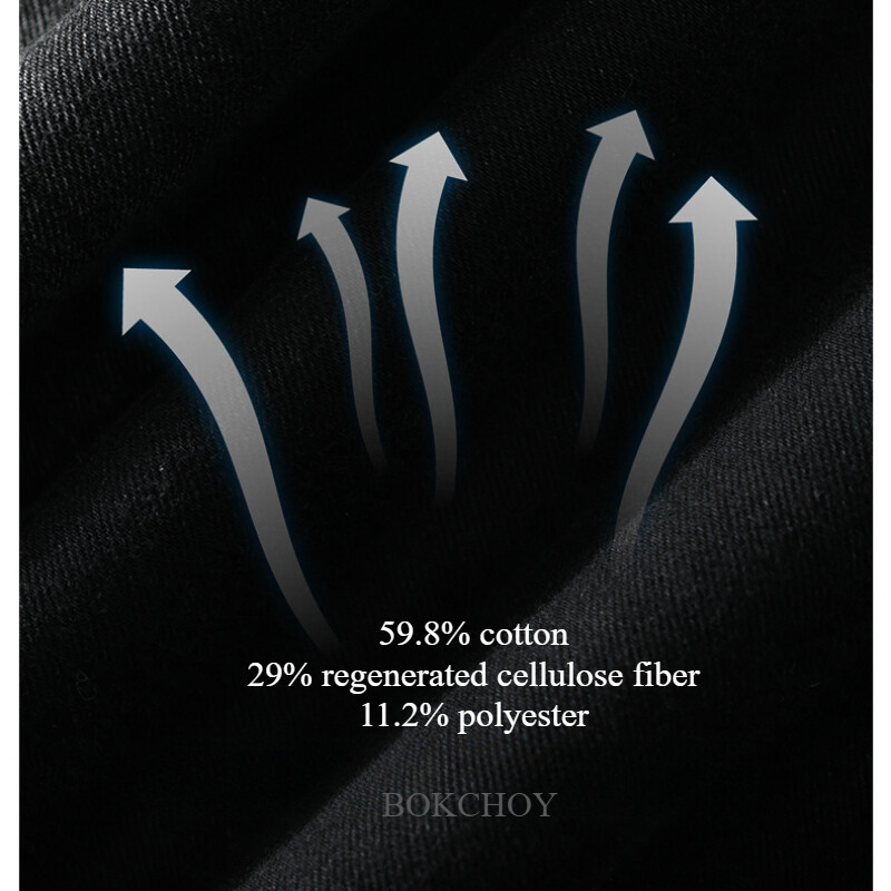 2025 m. Pavasaris Vasara Nauji Kasdieniai Skalbti Medvilniniai Tiesūs Džinsai Vyriški Drabužiai Didelės kišenės Vyriškos kelnės YBJYF-2565