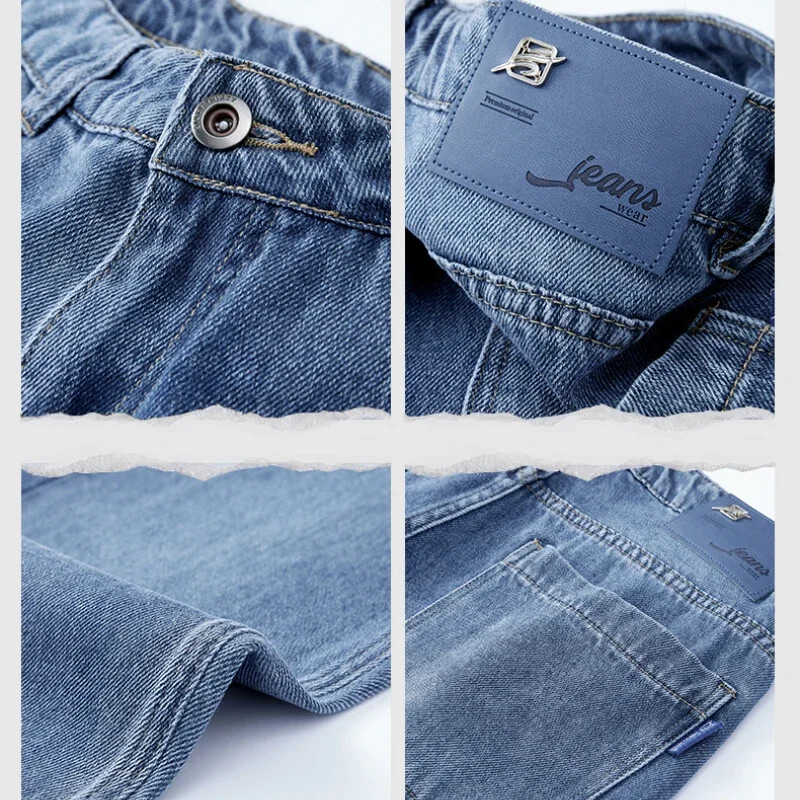 2024 m. grynos medvilnės laisvos tiesios plačios džinsai rudens žiemos mados prekės ženklo Cargo laisvalaikio kelnės vyrams Kelnės