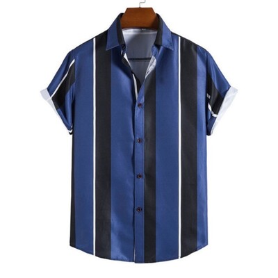 Havaju vasaras vīriešu ikdienas krekli ar ziediem Krāsaini Modes Dzīvnieku 3D Druka Ikdienas kaukālas hiphopa apģērbu izpārdošana