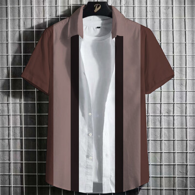 Havaju vasaras vīriešu ikdienas krekli ar ziediem Krāsaini Modes Dzīvnieku 3D Druka Ikdienas kaukālas hiphopa apģērbu izpārdošana