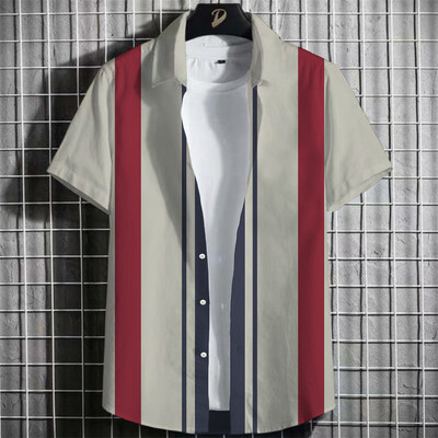 Havaju vasaras vīriešu ikdienas krekli ar ziediem Krāsaini Modes Dzīvnieku 3D Druka Ikdienas kaukālas hiphopa apģērbu izpārdošana