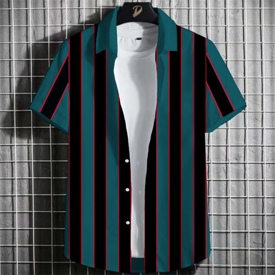 Havaju vasaras vīriešu ikdienas krekli ar ziediem Krāsaini Modes Dzīvnieku 3D Druka Ikdienas kaukālas hiphopa apģērbu izpārdošana