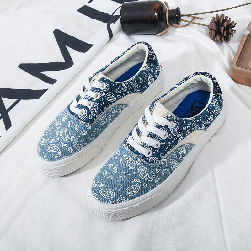 Sportiniai bateliai Vyriški drobiniai pledas Mišrių spalvų Laisvalaikio batai Plokščia pora Laisvalaikio sportbačiai Žemo kirpimo vyriški ir moteriški batai Tenisas Moteriška