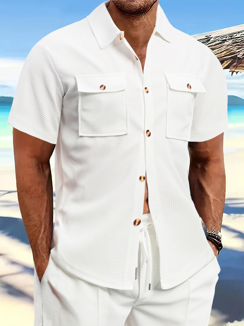 Vyriški marškiniai nauji lauko gali išeiti vyriški drabužiai trumpomis rankovėmis laisvalaikio striukė vasarinė vyriška sportinė apranga pavasario vasaros marškiniai