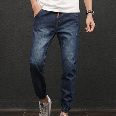 Savelkamās aukliņas elastīga jostasvieta Džinsu bikses Džinsi Liela izmēra Casual Jogger Stretch High Waisted Skinny Jeans seksīgi legingi šauras bikses