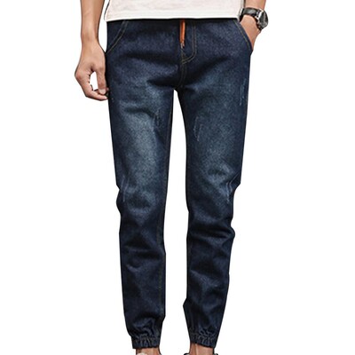 Sutraukiamas raištelis elastiniu juosmeniu Džinsinės kelnės Džinsai Didesnio dydžio Kasdieniai Jogger Stretch Aukštu Liemenu Skinny Jeans Seksualūs antblauzdžiai aptemptos kelnės