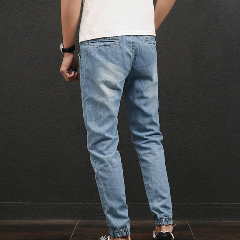 Sutraukiamas raištelis elastiniu juosmeniu Džinsinės kelnės Džinsai Didesnio dydžio Kasdieniai Jogger Stretch Aukštu Liemenu Skinny Jeans Seksualūs antblauzdžiai aptemptos kelnės