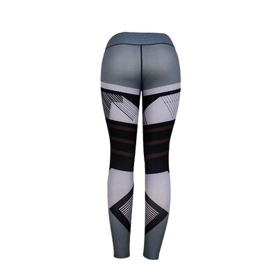 Harajuku y2k Mėlyna rožinė geometrinė bėgimo yogatight antblauzdžiai fitneso kelnės seksualūs moteriški drabužiai seksualūs mergaičių moteriški drabužiai