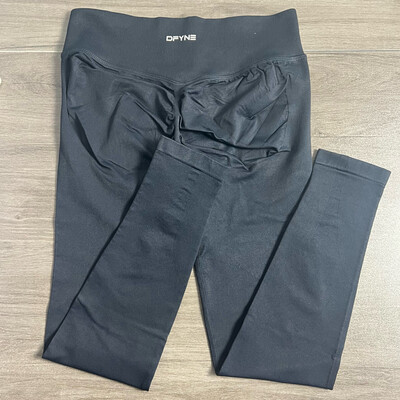 Impact säärised Naiste Curl Up Õmblusteta joogapüksid Kvaliteetsed säärised Madala soonikuga fitnesspüksid Kõrgelt venivad fitnessi säärised