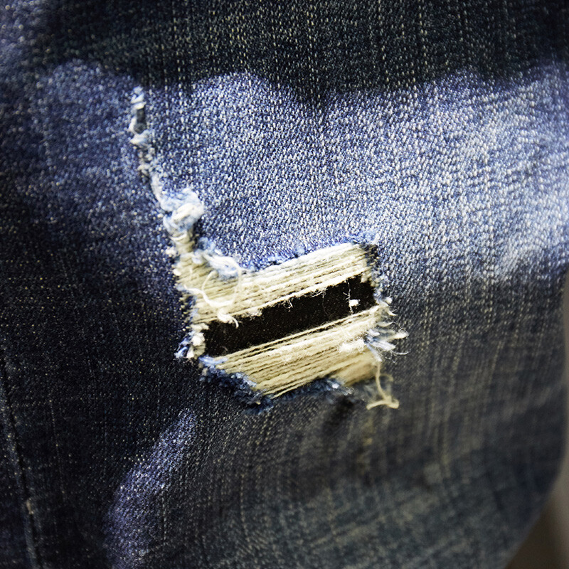Vyriški džinsai, ploni, tamsiai mėlyni, pavasario rudeniniai, sunaikinti, suplyšę stilingi motociklininkai džinsai džinsiniai kelnės Vyriški hiphopo gatvės drabužiai