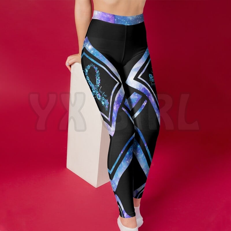 YX GIRL naiste tüdrukutele Dragon 3D prinditud säärised Seksikad elastsed naiste kõhnad säärised Gooti jooga säärised