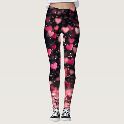 Naiste ja tüdrukute taskuteta säärised sõbrapäeva südame gradiendiga 3D-printidega allääred poiste lühikeste pükste jaoks Naiste aluspesu