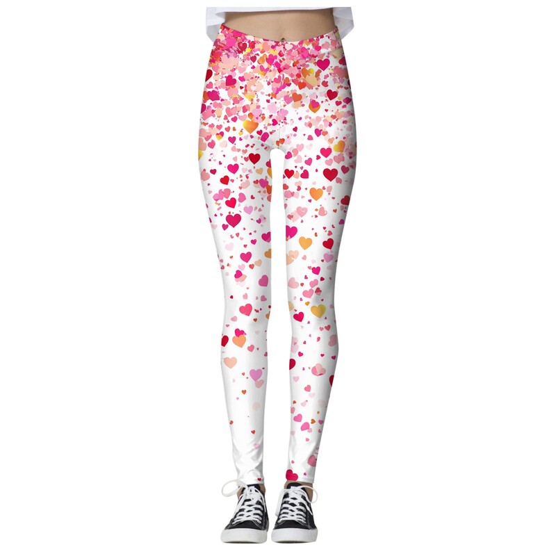 Naiste ja tüdrukute taskuteta säärised sõbrapäeva südame gradiendiga 3D-printidega allääred poiste lühikeste pükste jaoks Naiste aluspesu