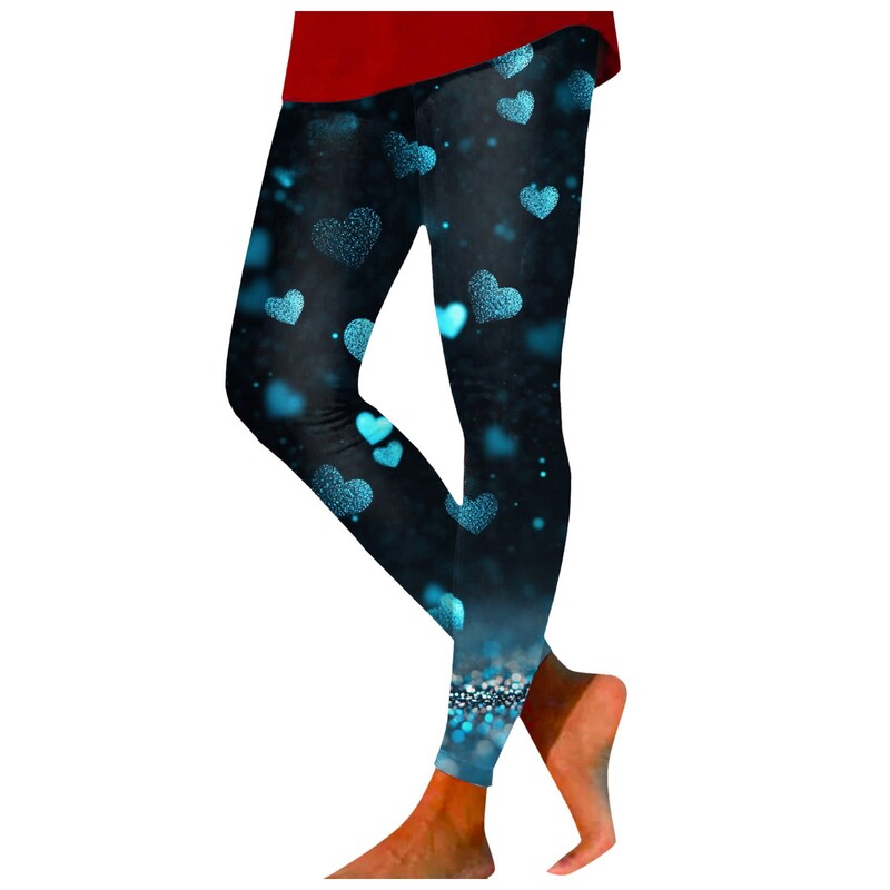 Naiste ja tüdrukute taskuteta säärised sõbrapäeva südame gradiendiga 3D-printidega allääred poiste lühikeste pükste jaoks Naiste aluspesu