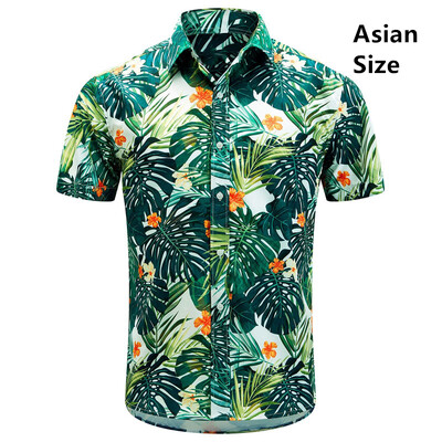 Vīriešu krekls Vasaras krekls ar īsām piedurknēm havajiešu personalizēts raksts 3D drukāšana ikdienas darbs brīvdienās ērts dizains