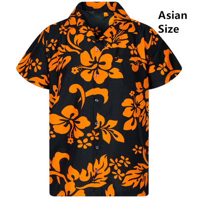 Vīriešu krekls Vasaras krekls ar īsām piedurknēm havajiešu personalizēts raksts 3D drukāšana ikdienas darbs brīvdienās ērts dizains