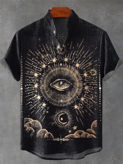 Madingi marškinėlių modelio drabužiai trumpomis rankovėmis, marginti aukščiausios kokybės mados margintais skalbiniais