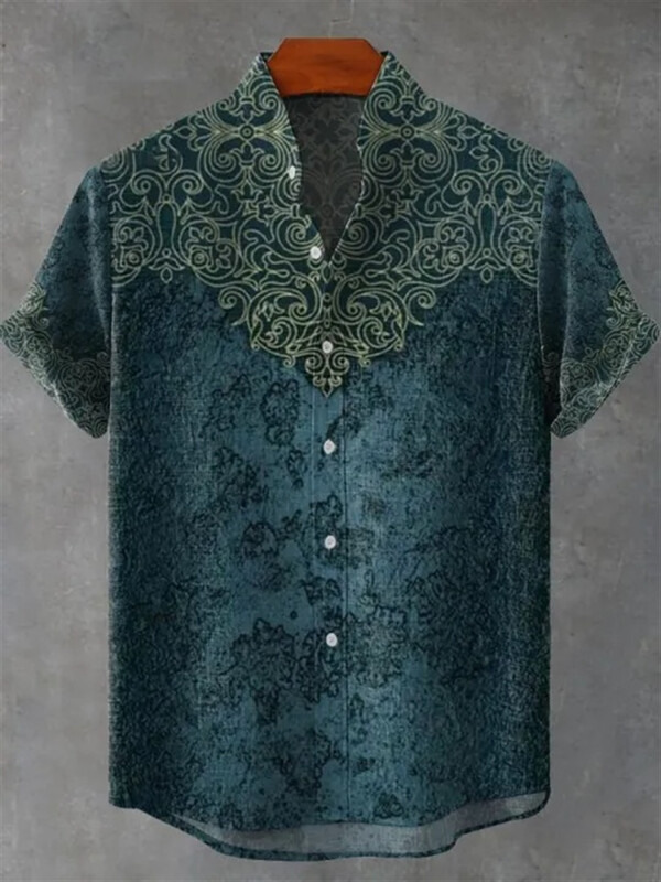 Madingi marškinėlių modelio drabužiai trumpomis rankovėmis, marginti aukščiausios kokybės mados margintais skalbiniais