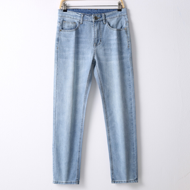 Prekės ženklas 2025 Elasticity Skinny Jeans Business Casual Denim Slim Pants Klasikinio stiliaus vyriški drabužiai Elasticity Skinny Jeans