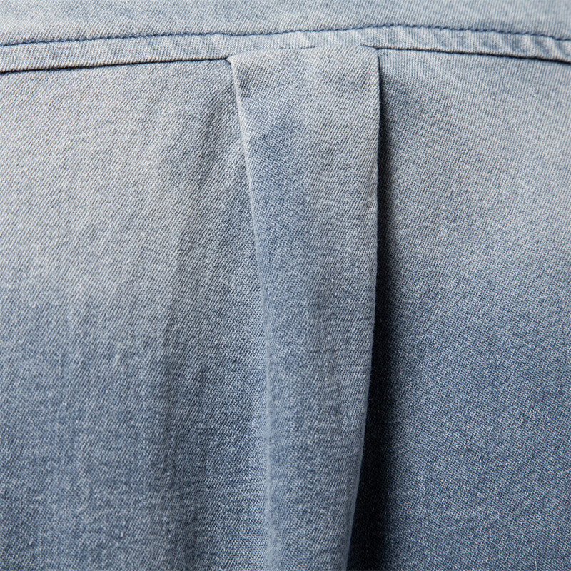 AIOPESON 2025 vyriški kokybiški medvilniniai džinsiniai plonai prigludę ilgomis rankovėmis kaubojiško stiliaus marškiniai vyrams, pavasariški laisvalaikio vyriški marškiniai